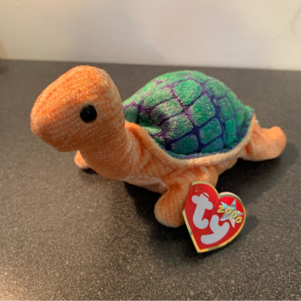 3/$12! Ty Beanie Baby - Peekaboo the Turtle - MWMT!